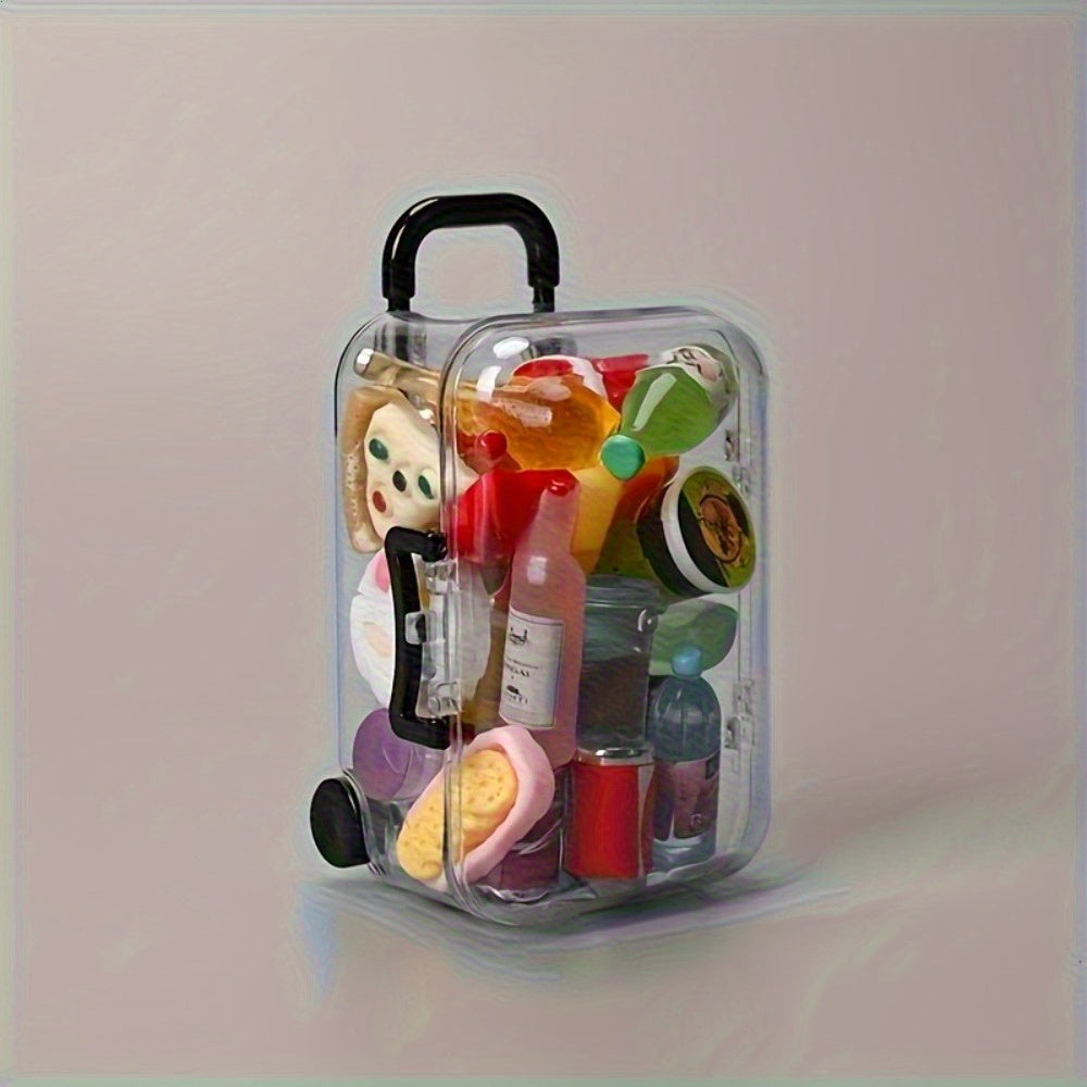 Mini Luggage Suit Food Beverage Bottle Halloween Display Accessory