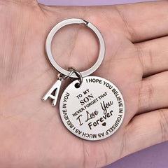 Encouragement for My Son Keychain
