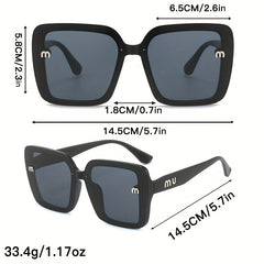 Glitter Square Sunglasses UV400 Sun Shades