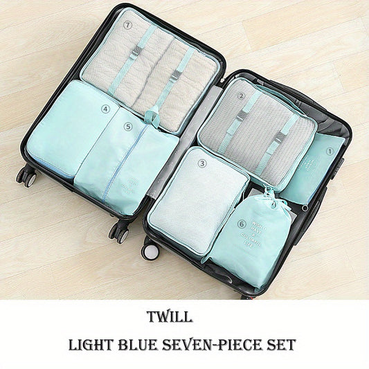 6pcs Clothes Storage Bags Portable Travel Luggage Organizer Large Capacity