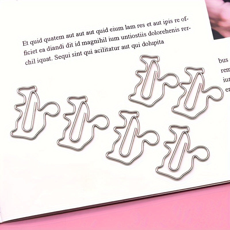 10pcs Kangaroo Paper Clip Special Shaped Creative Pin