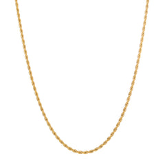1pc Golden Silver Twist Chain Necklace Men Women Couple Necklace