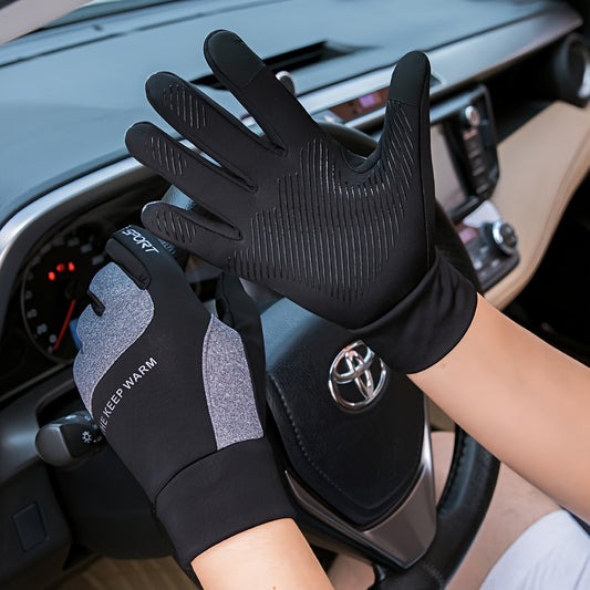 Winter Touch Screen Thermal Gloves Water Resistant for Outdoor Activities