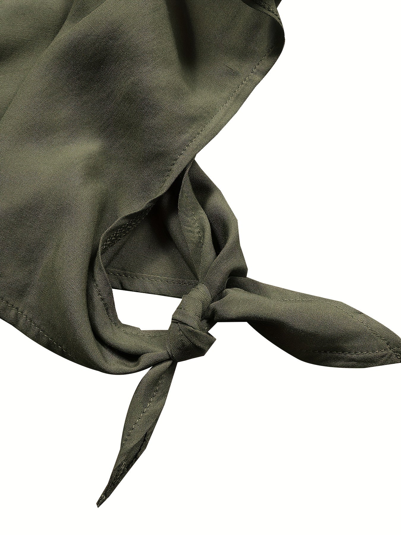  Cut Out Tie Side Tapered Leg Pants With Pockets