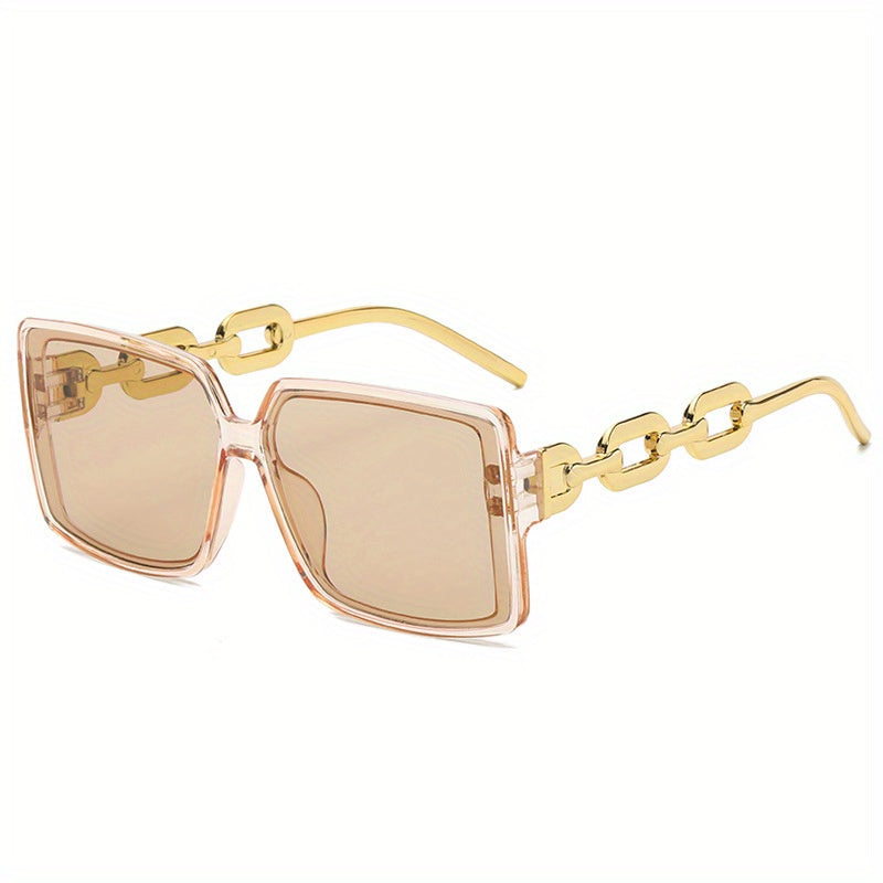 Oversized Square Frame Sunglasses UV400
