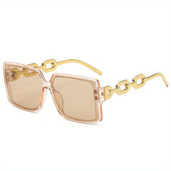 Oversized Square Frame Sunglasses UV400