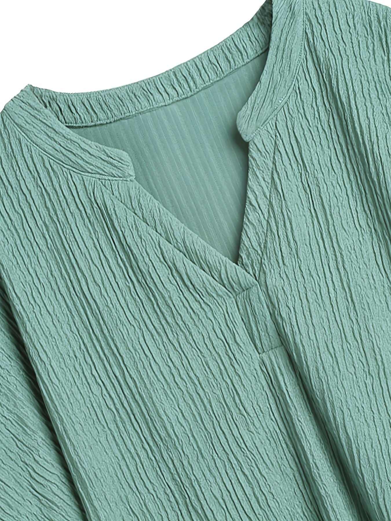 Solid Textured Two Piece Set Short Sleeve Top & Pocket Shorts Outfit