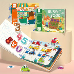 Interactive Quiet Book for Toddlers - Develops Skills & Abilities