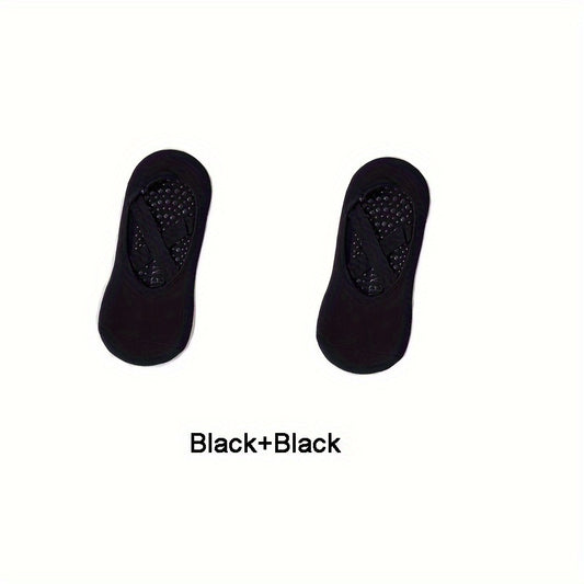 Non Slip Yoga Socks for Women with Grips & Straps