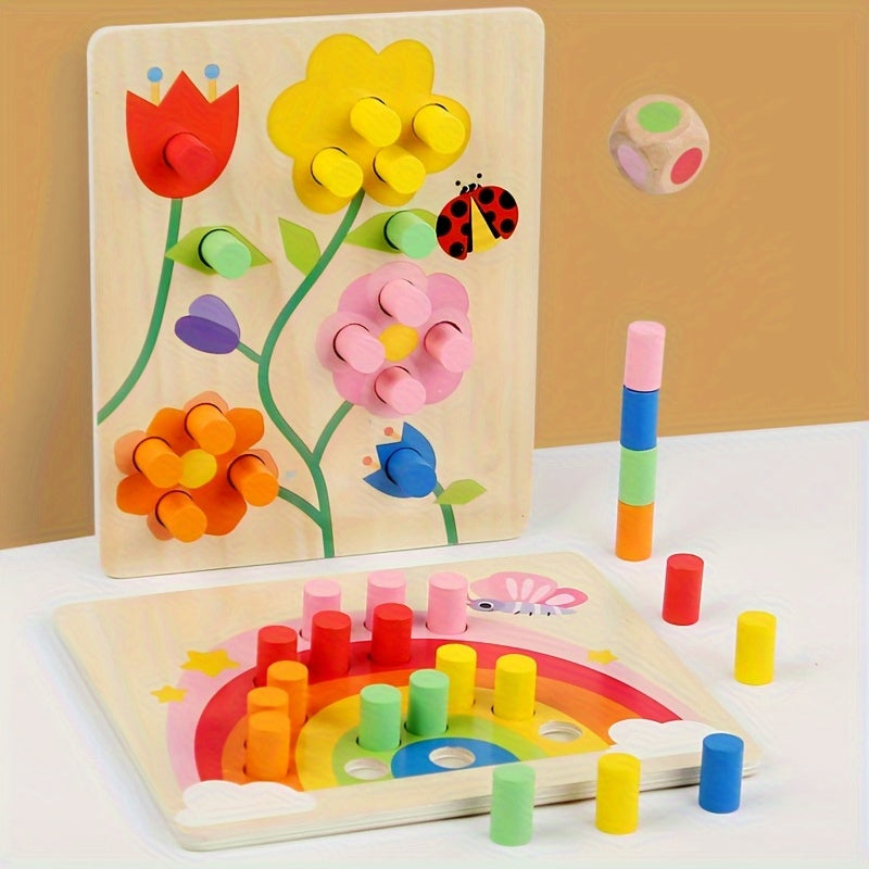 Wood Classification Battle Game Toy for Toddlers