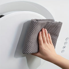 10pcs Waffle Square Plaid Dish Cloths Soft Absorbent Towels
