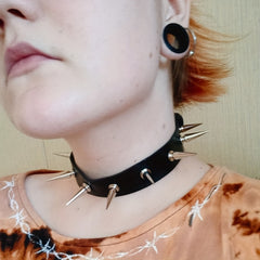PU Leather Choker Punk Gothic Style Necklace