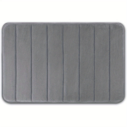Thick Memory Foam Bath Rug Soft Non Slip Absorbent Bath Mat