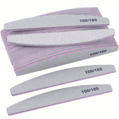 Manicure Tool File Buffers for Acrylic Nails 100/180 Grits, Double Sided Files