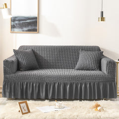 Stretch Sofa Slipcover Easy Fitted Couch Cover With Skirt Washable Protector