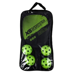 Portable Pickleball Starter Set with Paddles & Balls for Training