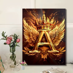 DIY Painting by Numbers Kit Letter A Personal Collection Christmas Birthday