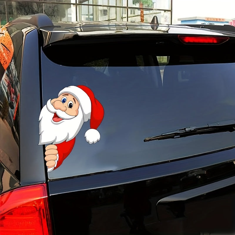 Christmas Festive Santa Claus Car Sticker