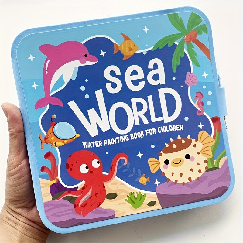 Magic Water Doodle Pad Sea Animals & Traffic Filling Book for Kids
