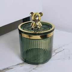Cute Bear Cotton Pad Holder for Storage