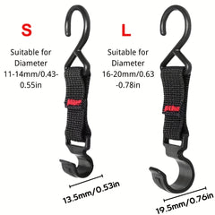 5 pcs Camping Rack Hook for Coats & Tents, High Load Capacity