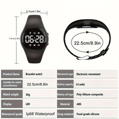 Youth Fitness Watch Step Tracker Pedometer Stopwatch USB Rechargeable