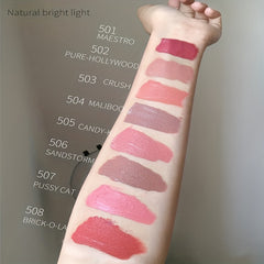 Hydrating Rich Lip Glaze Matte & Satin Texture Lipstick