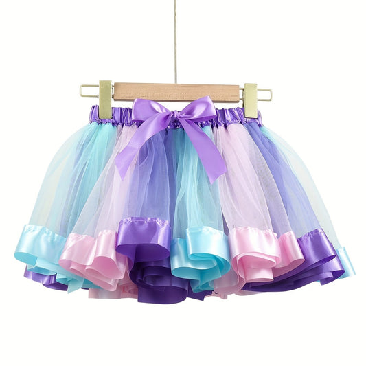 Girls Mermaid Costume Ballet Skirt Party Dance Tutu Skirt