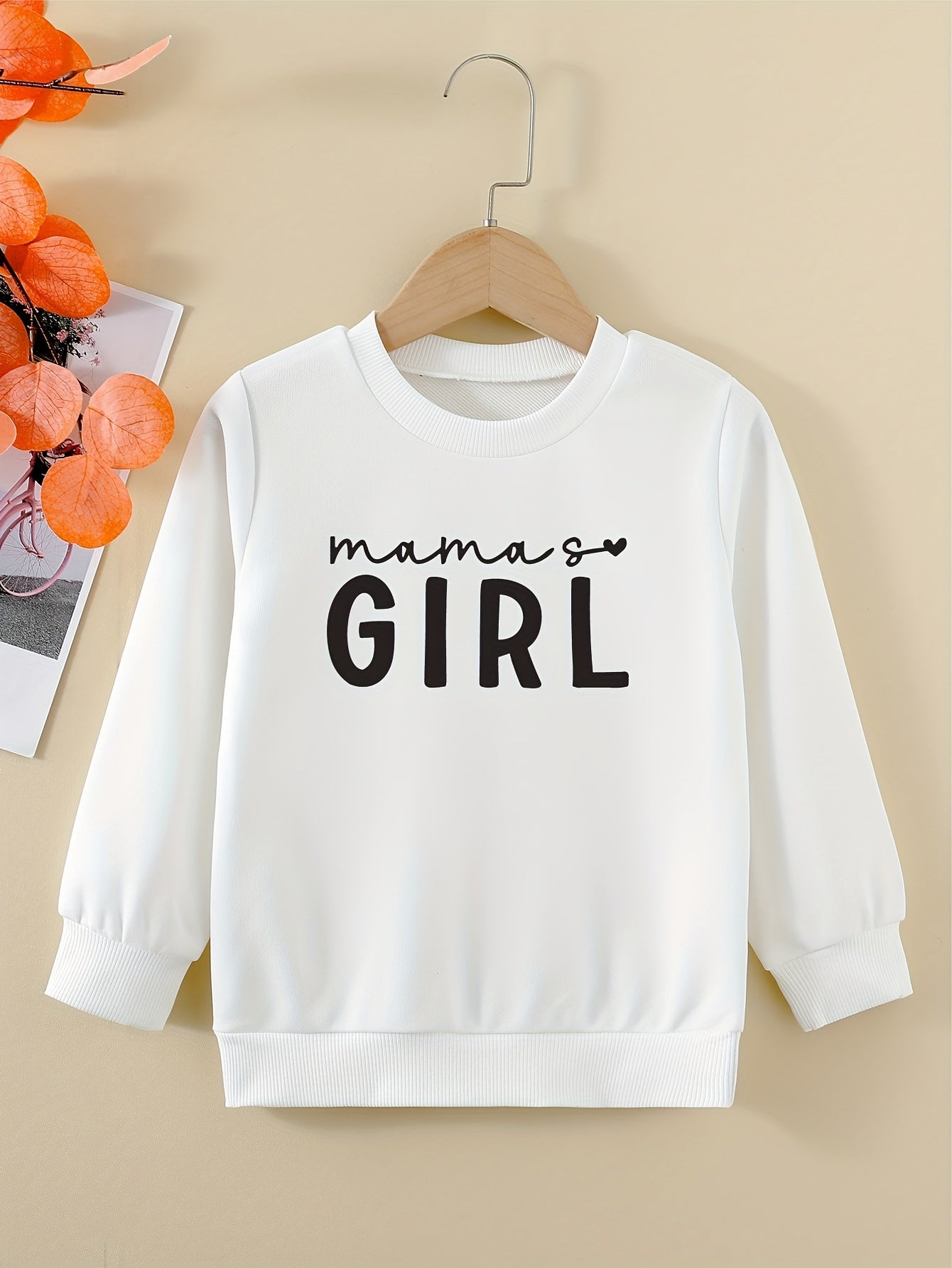 Girls' ''Mama's Girl'' Graphic Sweatshirt