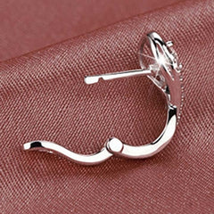 925 Silver Zircon Earrings For Women Wedding Jewelry