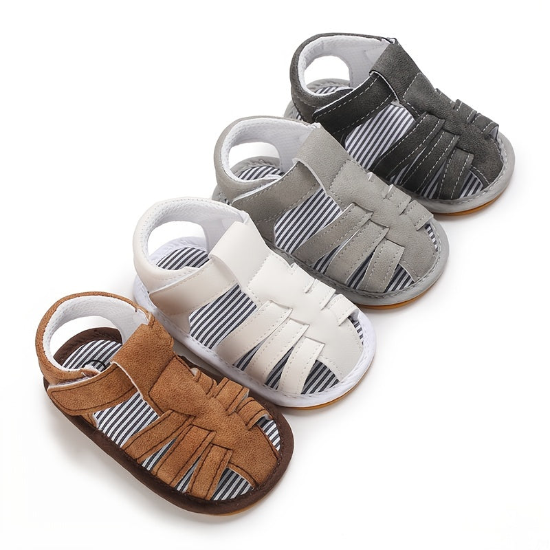 Baby Boys Casual Breathable Sandals - Lightweight Anti Slip Sandals