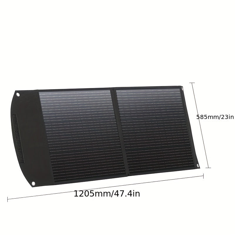 100W Foldable Solar Panel Waterproof USB Fast Charging Kit