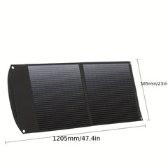 100W Foldable Solar Panel Waterproof USB Fast Charging Kit