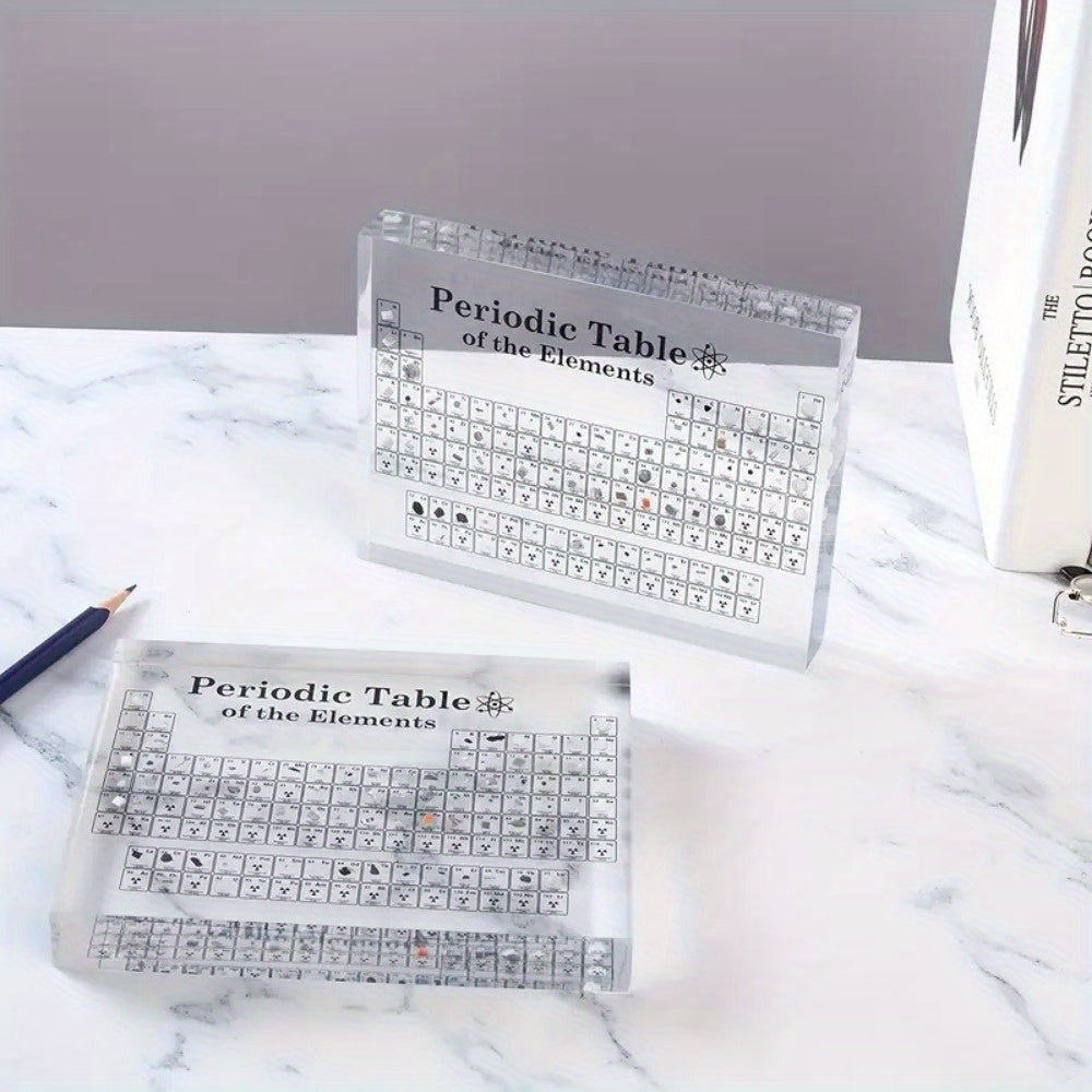Acrylic Periodic Table Physics Display Teaching Tool 14.5 x 9 inch