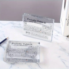 Acrylic Periodic Table Physics Display Teaching Tool 14.5 x 9 inch