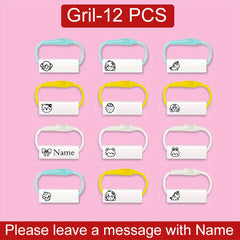 Customized Name Pendant Stickers - Pack of 12-24 - School Supplies Shoes