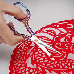 Plum Flower Retro Scissors Cutting Thread Head Cutting Paper Sewing Small Scisso