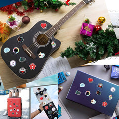 1000Pcs Music Note Stickers Roll Vinyl Waterproof Decals