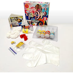 Tie Dye Kit Set of 9 Colors with Powder Refill