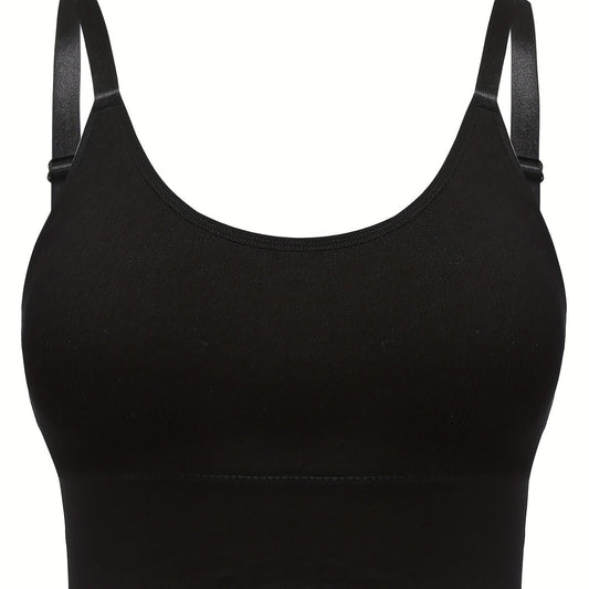  Women's Sports Bra Lightweight Comfort Soft Bralette