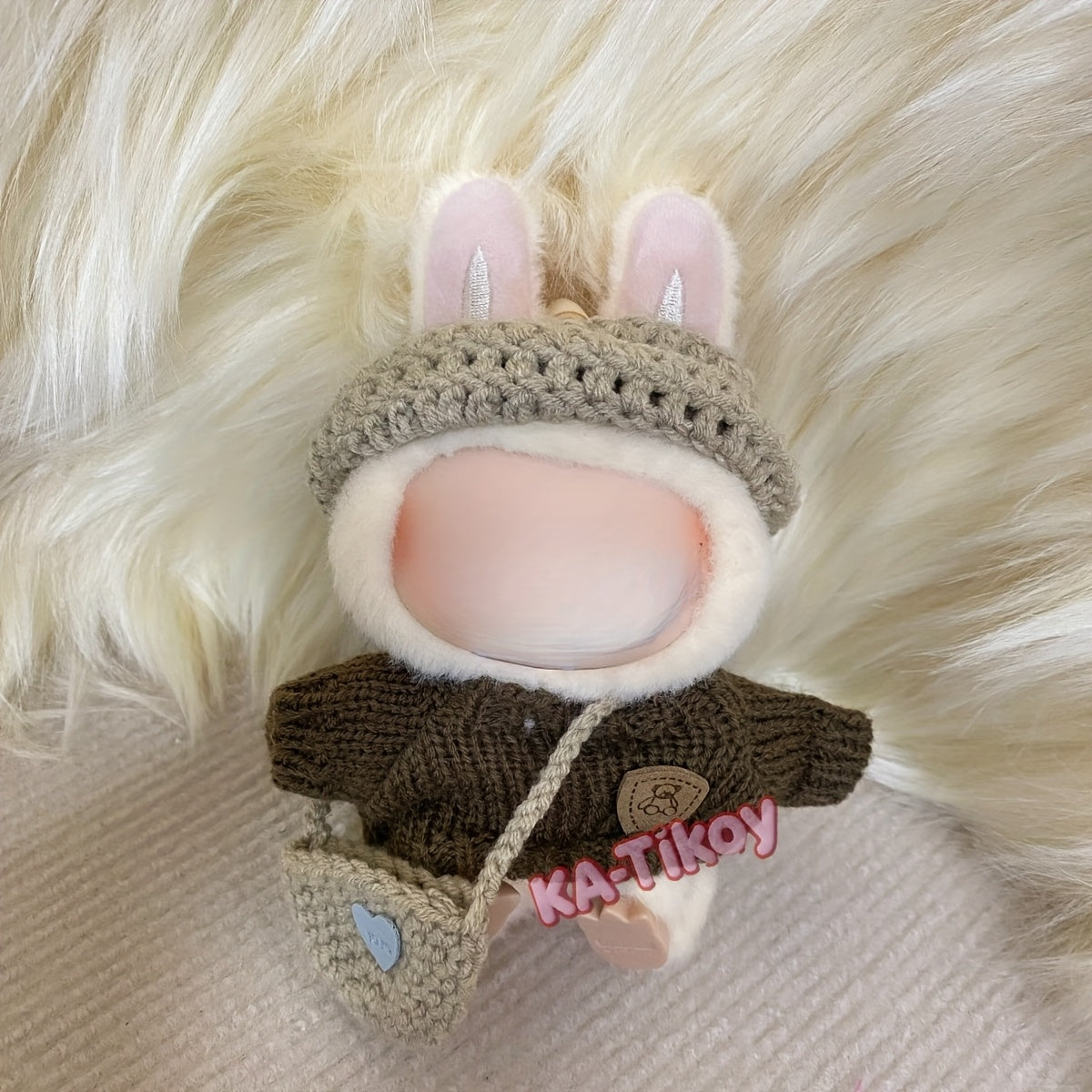 17Cm Doll Clothes Set: Hats, Bags, Clothes - No Dolls
