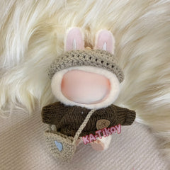 17Cm Doll Clothes Set: Hats, Bags, Clothes - No Dolls