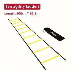 Speed Training Agility Ladder Improve Footwork Quickness 8-20 Rungs Carry Bag