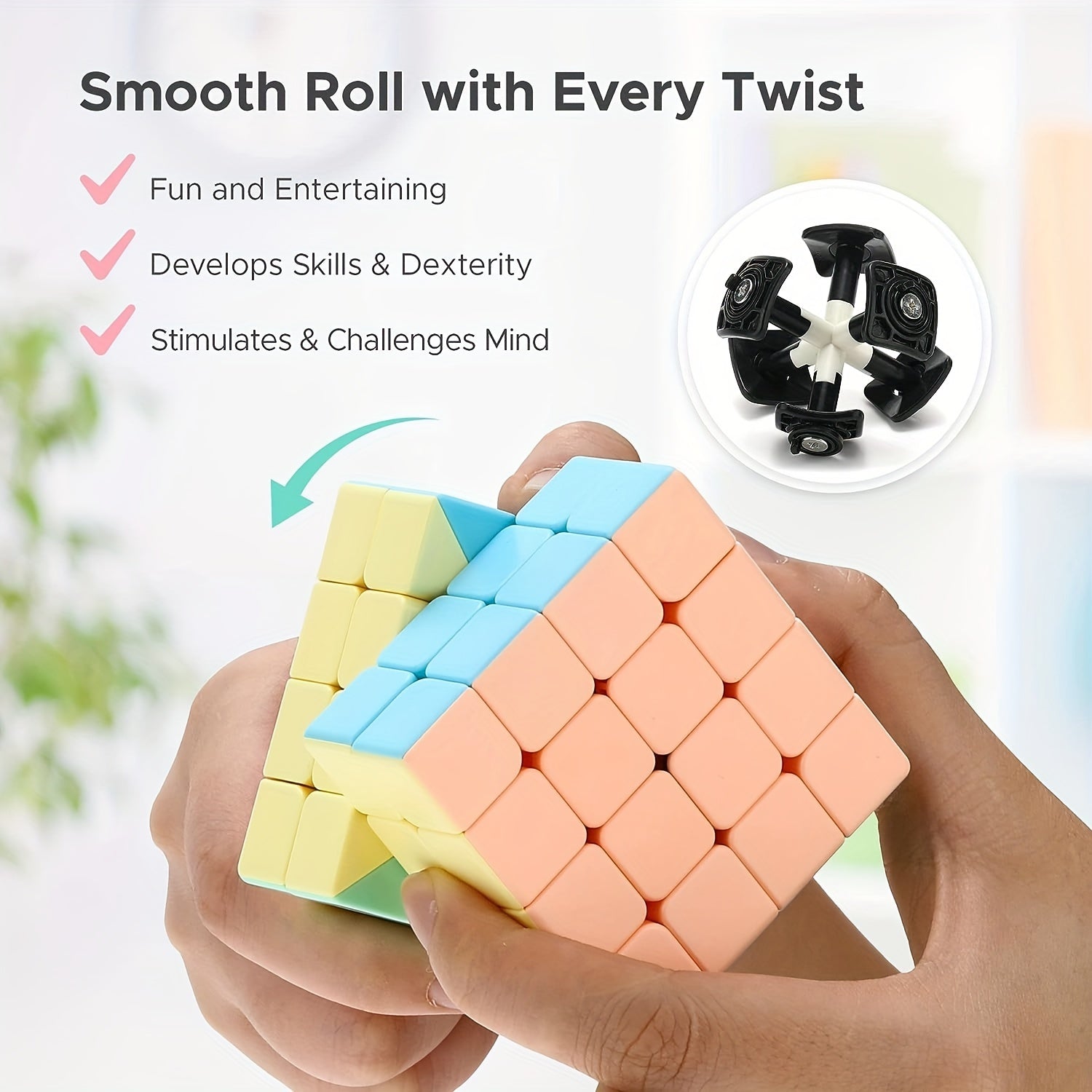 Macaron Magic Cube2x2 3x3 4x4 5x5 Pyramid Series Cube Educational Toy