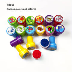 Cartoon Stamp Set for Interactive Stamping Game