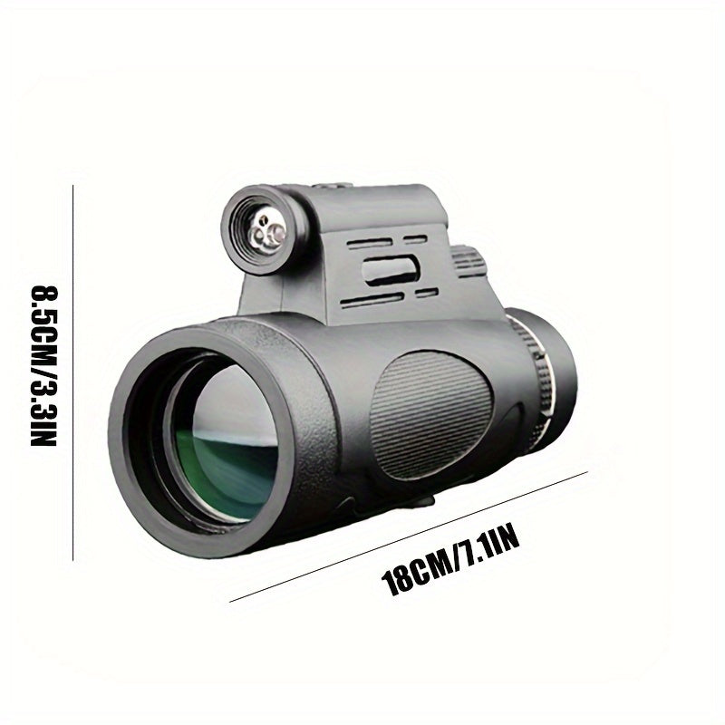 12x50 HD Monocular Telescope BAK4 Prism Camping Mountaineering Hiking