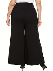  High Rise Wide Leg Pants