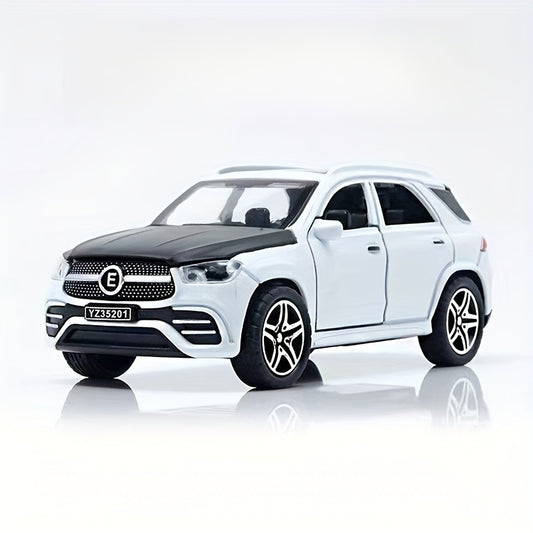 Alloy Car Model, 4 Doors Open, Pull Back Running Toy, Off-road Car Ornament Gift
