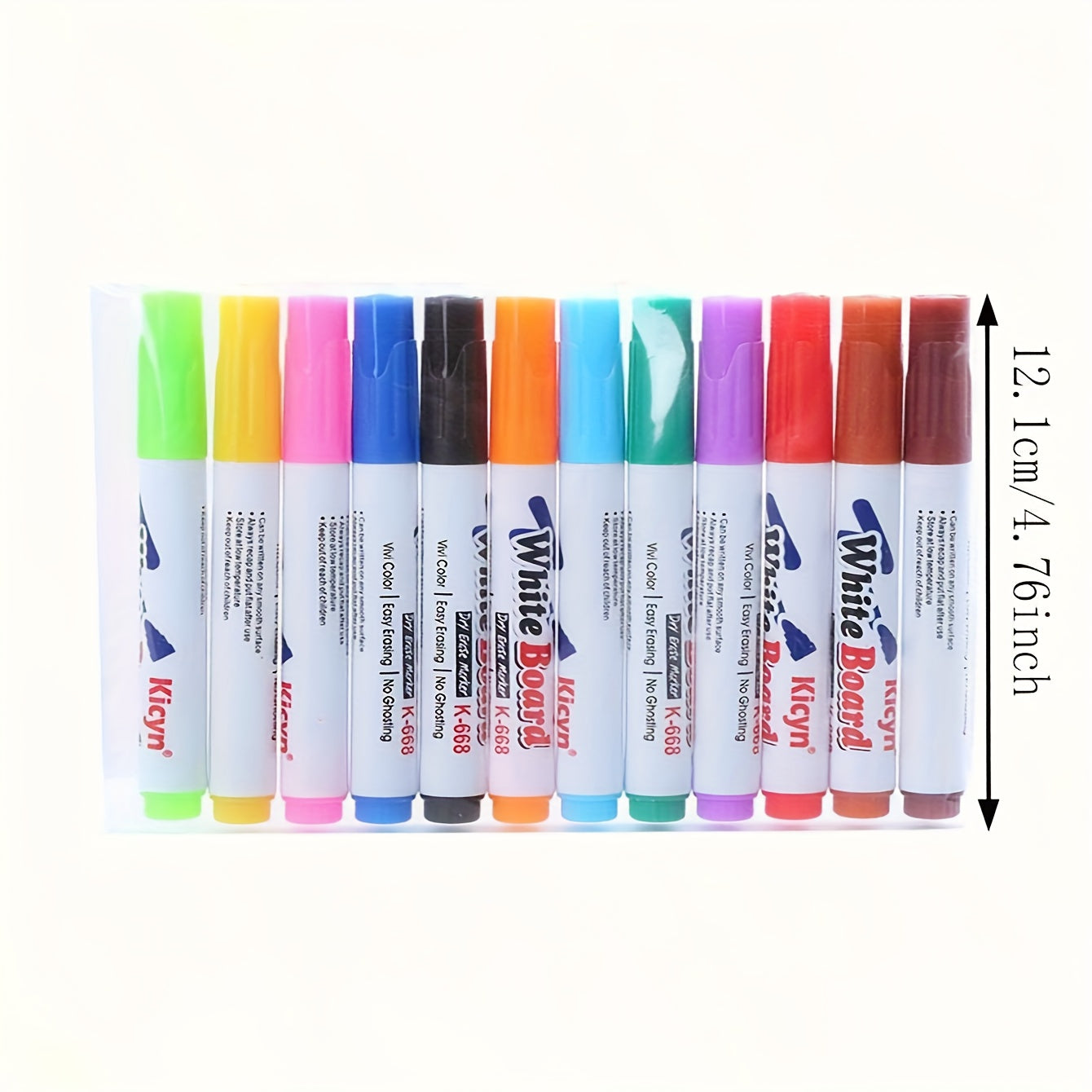 8 Washable Whiteboard Pen Set with Floating Refills