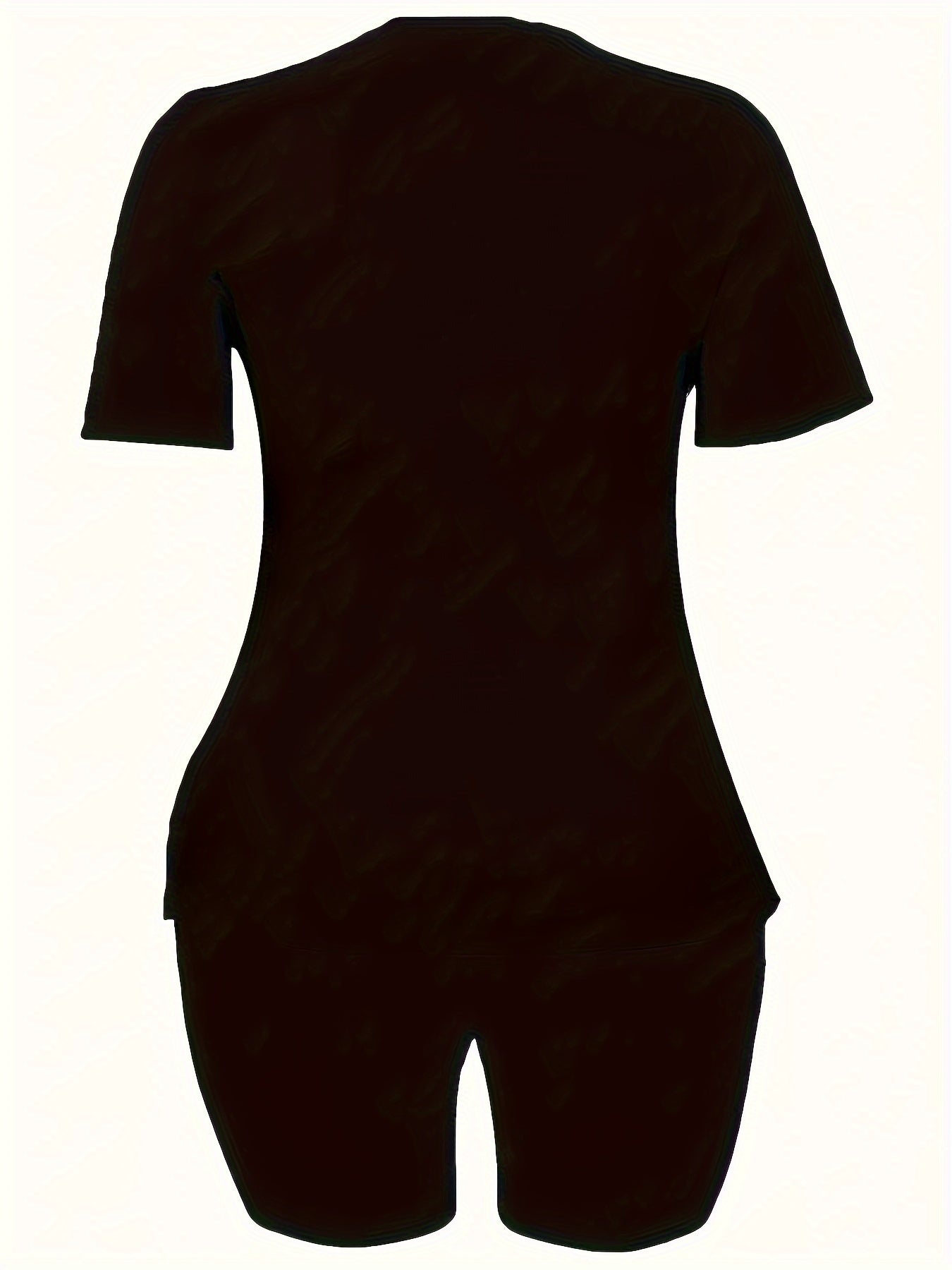 Women's Plus Size Cross Letter Print Lounge Set